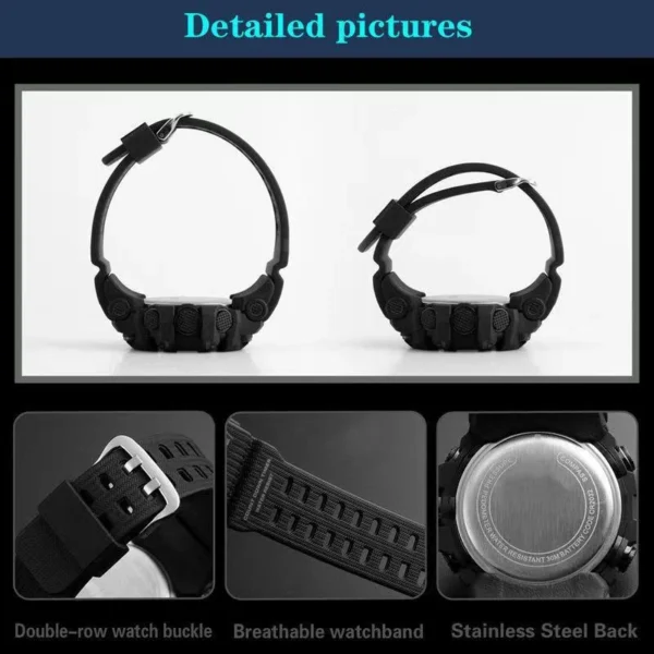 นาฬิกาอิเล็กทรอนิกส์แฟชั่นเด็ก LED - Image 4