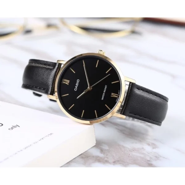 นาฬิกา สายหนัง นาฬิกาคู่ นาฬิกาข้อมือผู้หญิง Casio