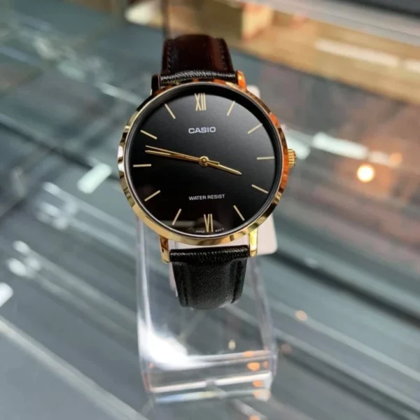 นาฬิกา สายหนัง นาฬิกาคู่ นาฬิกาข้อมือผู้หญิง Casio - Image 3